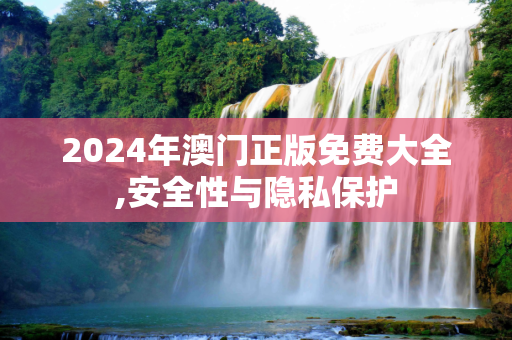 2024年澳门正版免费大全,安全性与隐私保护