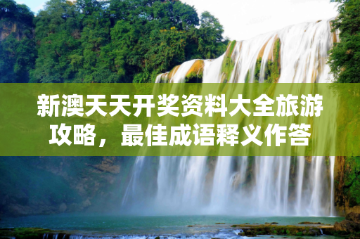 新澳天天开奖资料大全旅游攻略，最佳成语释义作答
